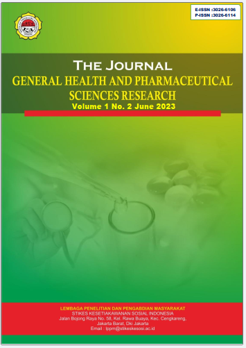 					View Vol. 1 No. 2 (2023): June: The Journal General Health and Pharmaceutical Sciences Research
				