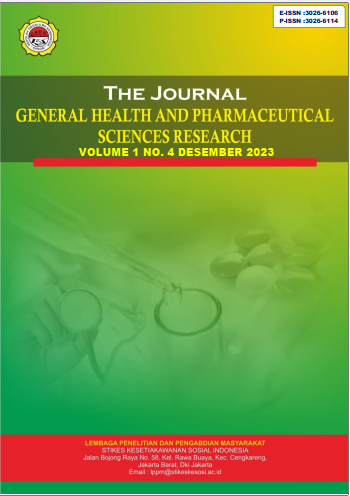 					View Vol. 1 No. 4 (2023): December: The Journal General Health and Pharmaceutical Sciences Research
				