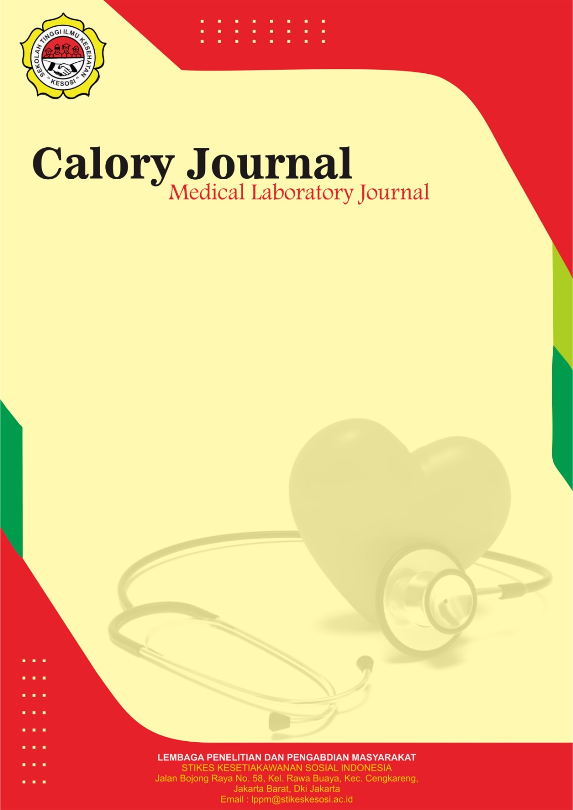 					View Vol. 2 No. 4 (2024): Calory Journal : Medical Laboratory Journal
				