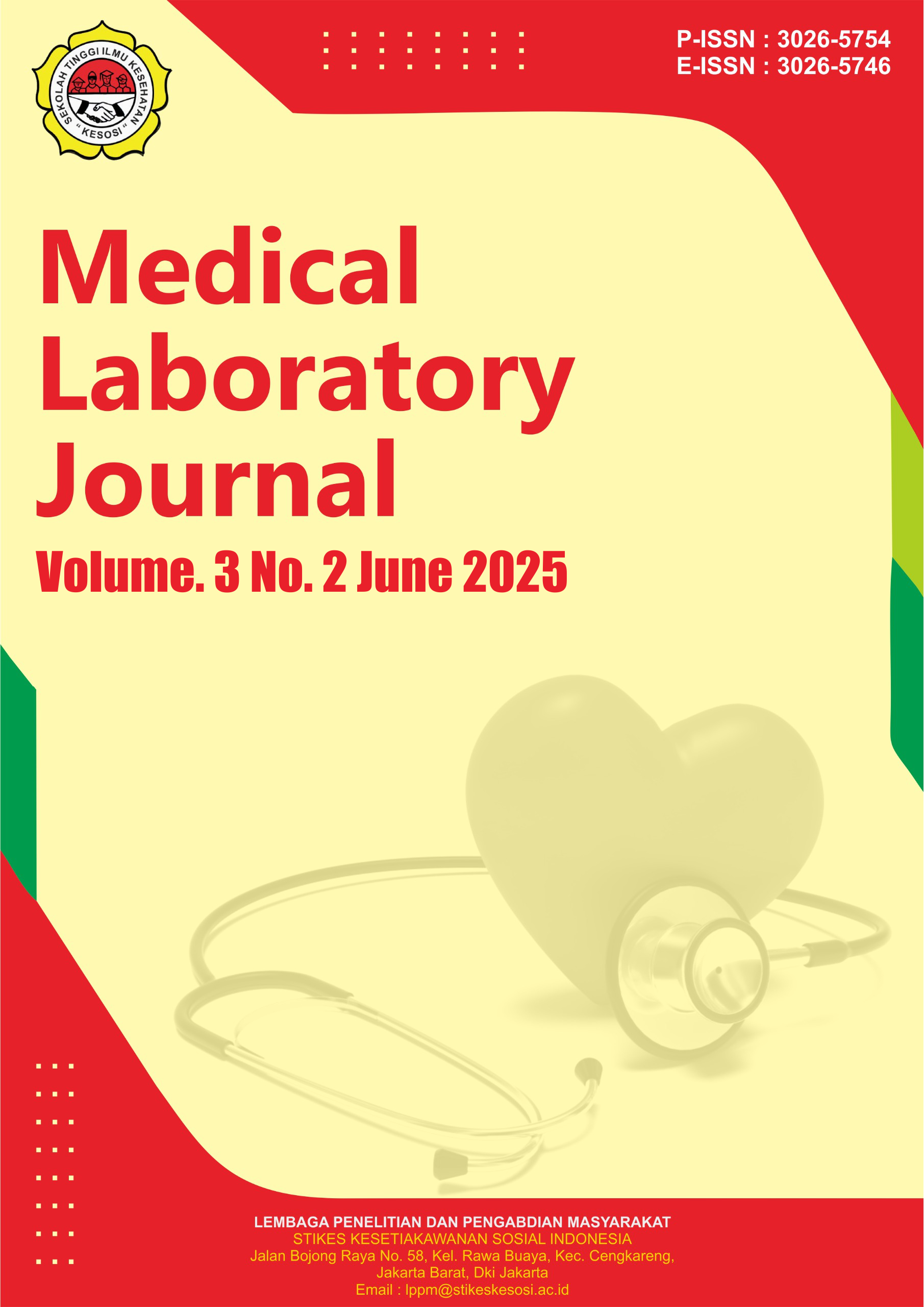 View Vol. 3 No. 2 (2025): June : Medical Laboratory Journal