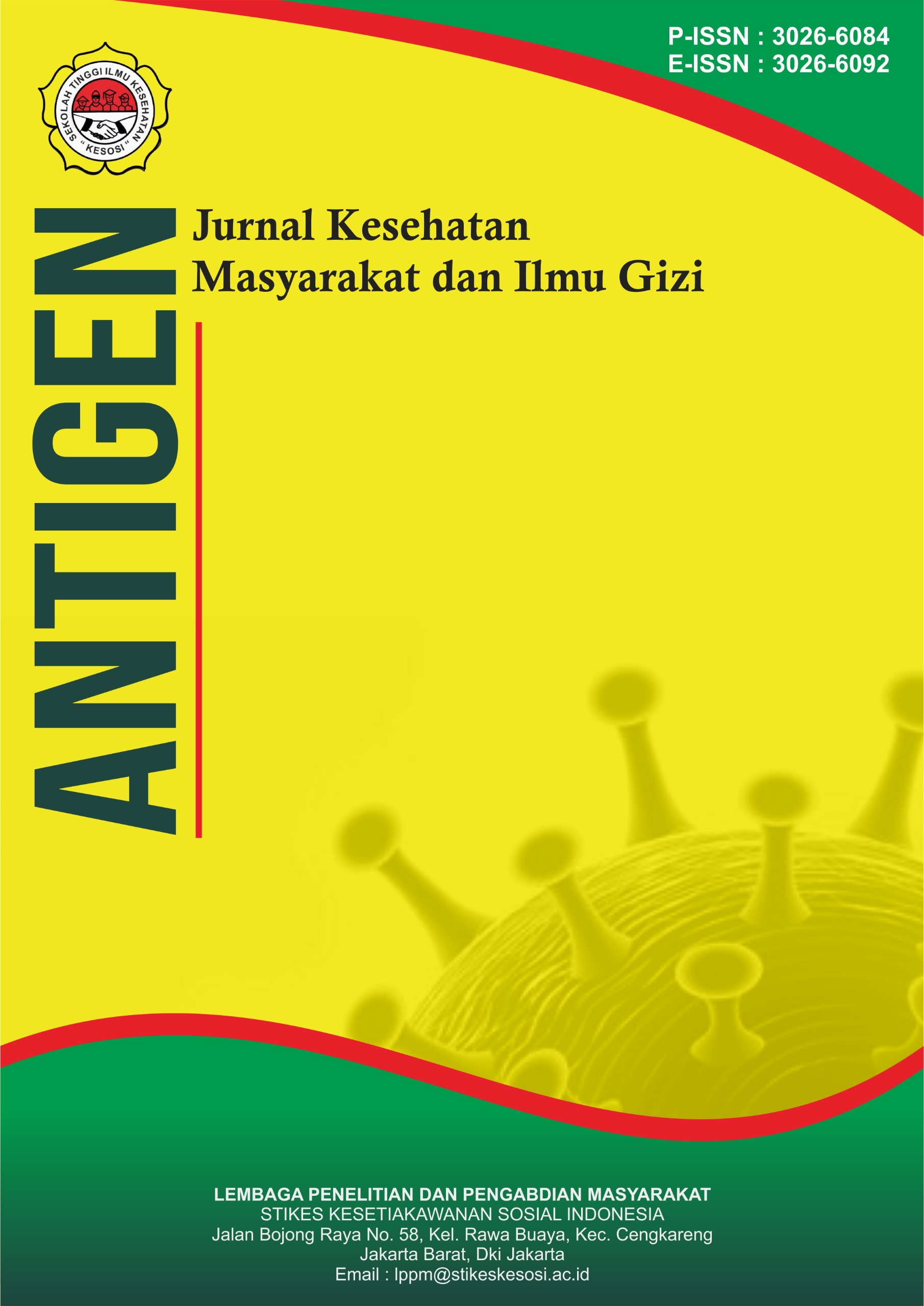 					View Vol. 3 No. 1 (2025): Antigen: Jurnal Kesehatan Masyarakat dan Ilmu Gizi
				